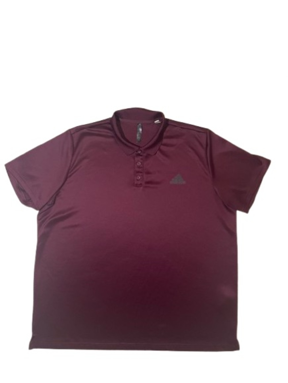 Adidas Men's Golf Polo Shirt Size XXL Maroon ClimaCool Performance - Picture 7 of 12